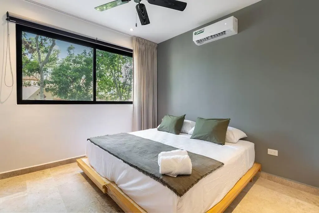 Apartment New! Luxury Condo With Plunge Pool & Home Theater Tulum Mexico